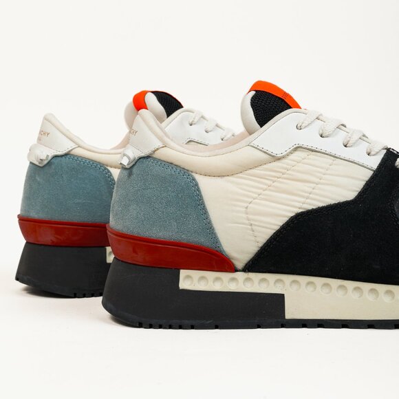 Givenchy Active Runner Grey & Blue Nylon Sneakers - Picture 8 of 10